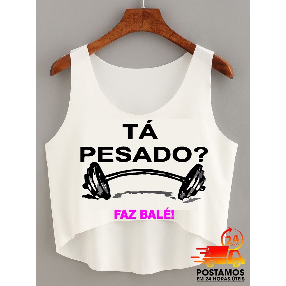 Blusinha blusa regata cropped academia feminino treino crosfit