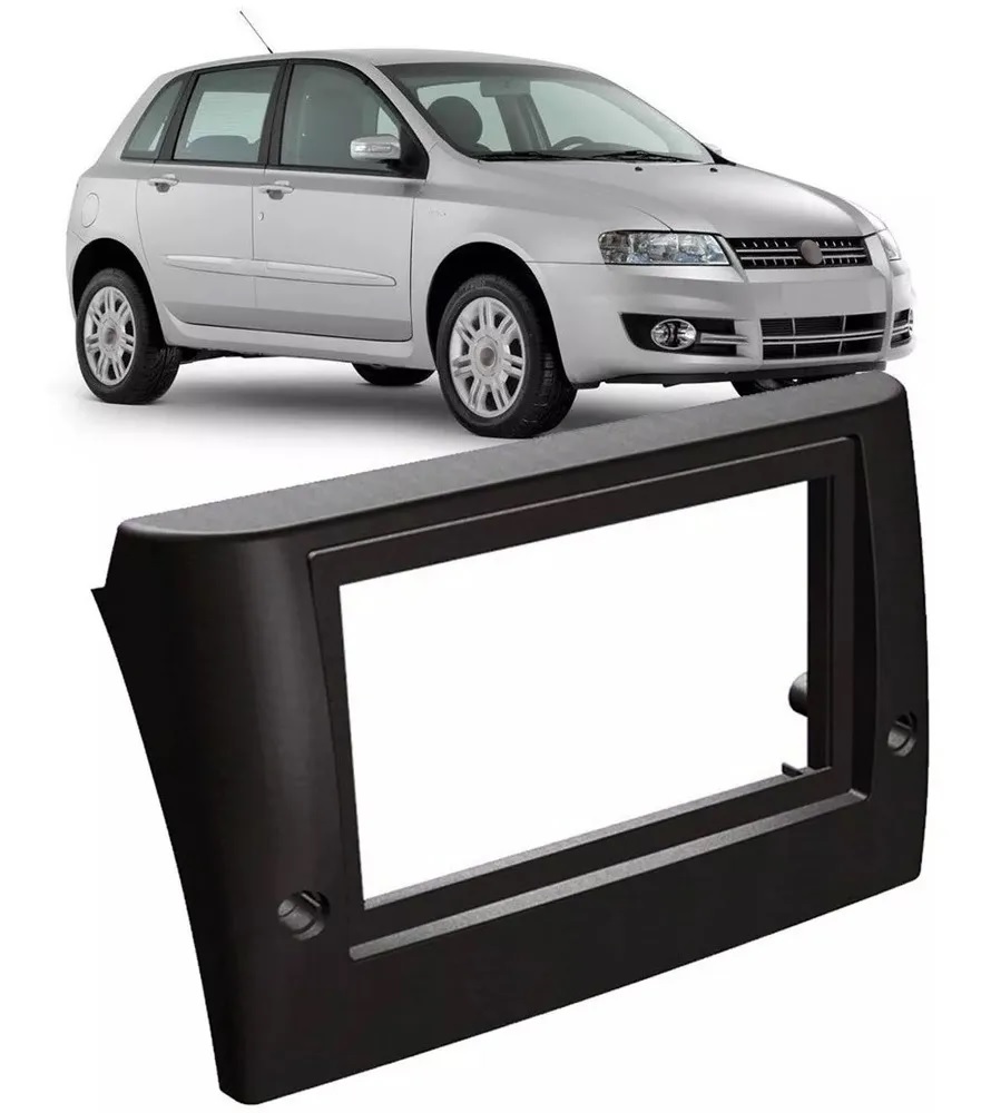 Moldura Painel Dvd 2din Central Multimídia Fiat Stilo em Oferta na Shopee