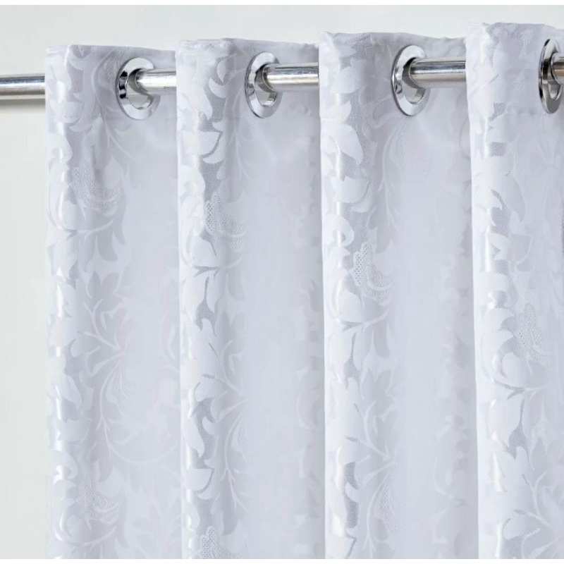 CORTINA JACQUARD SALA E QUARTO 3.00mts x 2,60mts ESTICADA