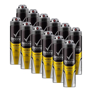 Kit 12 Desodorante Rexona Men Antitranspirante V8 150ml