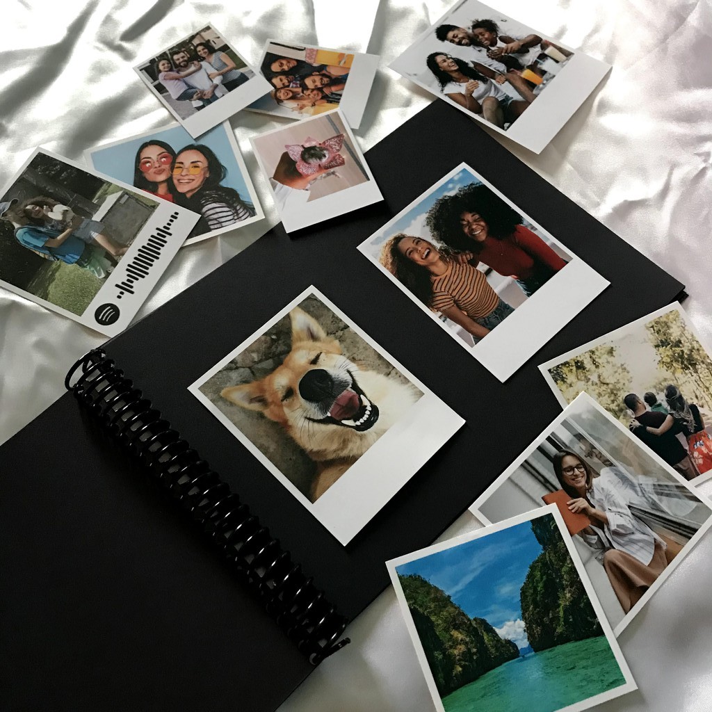 Scrapbook 15x21cm com 10 folhas - Álbum Personalizável Para Fotos