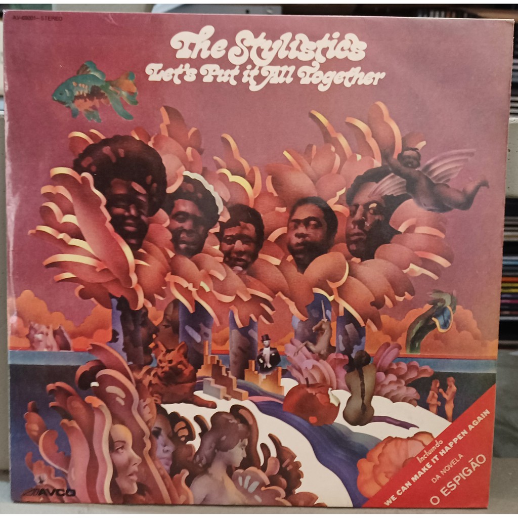 LP Disco De Vinil The Stylistics - Let's Put It All Together - Usado LP Muito Bom Capa Ótima - Leia a Descrição