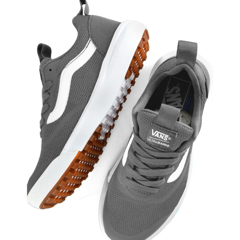 tenis vans ultrarange cinza