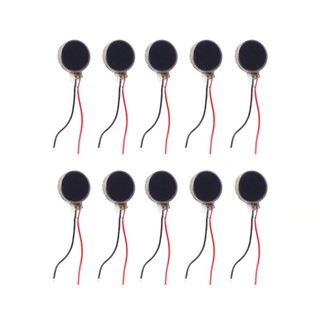 Luck 10pçs / Conjunto Mini Motores De Dc3V 10000rpm 1030 De Moeda Para Tablet