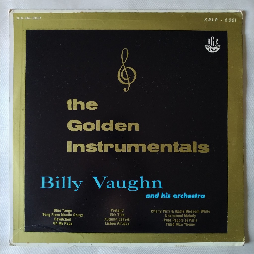 DISCO DE VINIL LP - BILLY VAUGHN AND HIS ORCHESTRA – THE GOLDEN INSTRUMENTALS