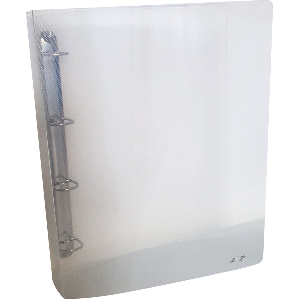 Fichário Universitário Cristal c/4 argolas c/lombo 40mm (26,5x34,2x4,3 cm) em Oferta na Shopee