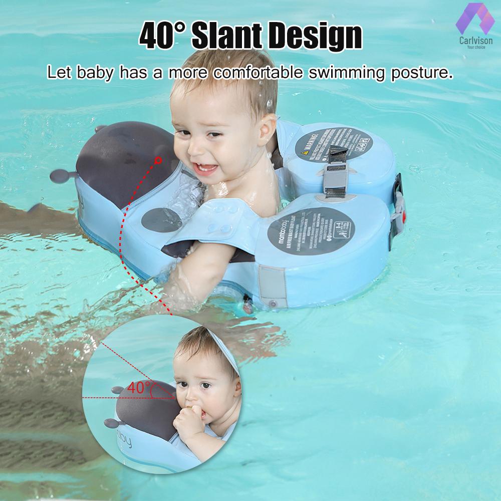 Mambobaby Cute Baby Nadar Flutuador De Bebê Não Inflável Suave Impermeável À Prova D'água Nadador Para 8-48 Meses Bebês Meninos Meninas [X] [Nova Chegada — imagem 2 de 2