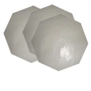 100 FOLHAS DE Papel manteiga 25CM octogonal. Forro higiênico para caixas de pizza em Oferta na Shopee