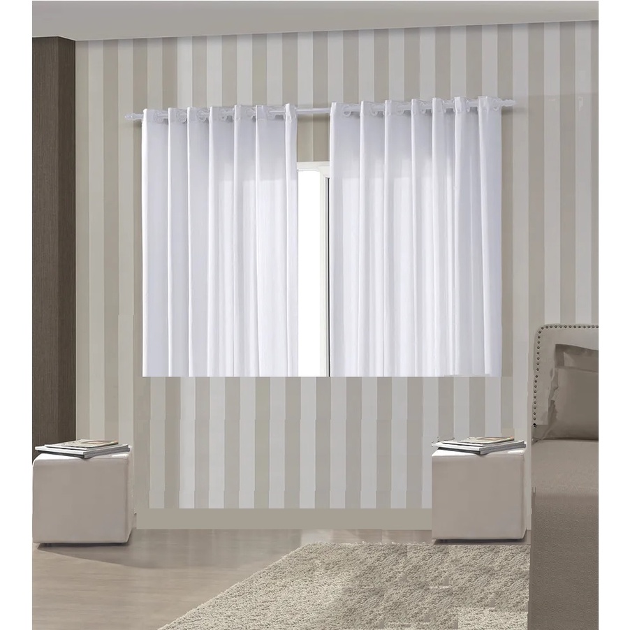Cortina Para Janela 2,60 x170 Rustica Pantex Bella Janela