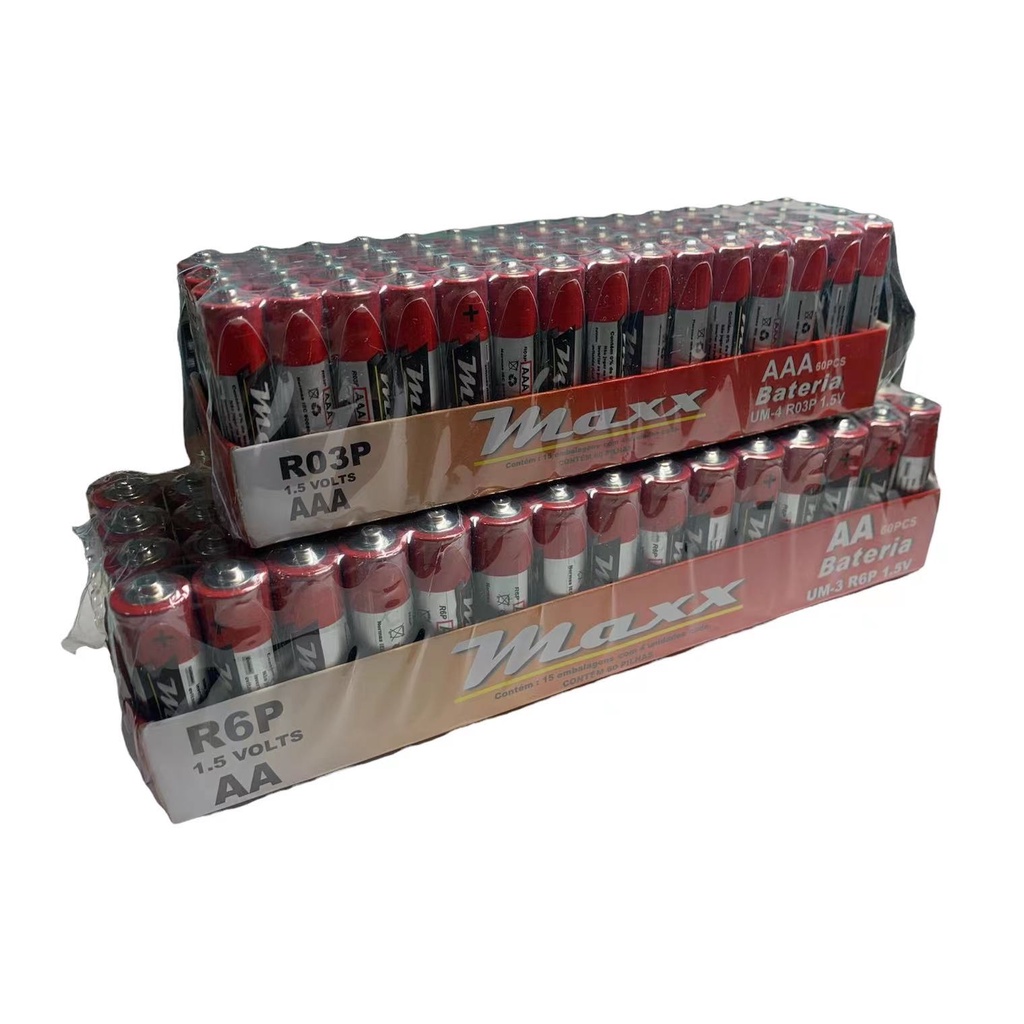 Pilha Comum AA/ Pilha Palito AAA Com 4 E 20 Unidades Para Dispositivos Eletrônic