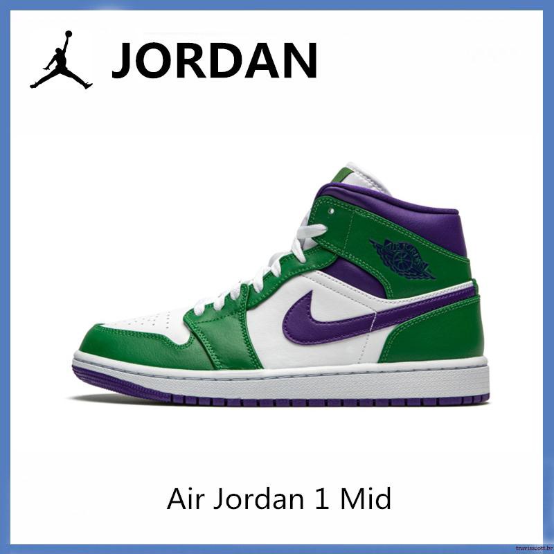 tenis air jordan roxo