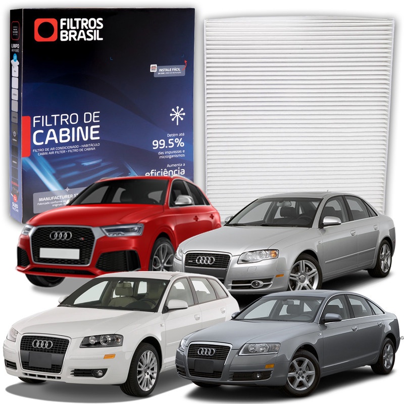 Filtro da Cabine Ar Condicionado pra para Audi A3 - Novo Fusca Passat Tiguan