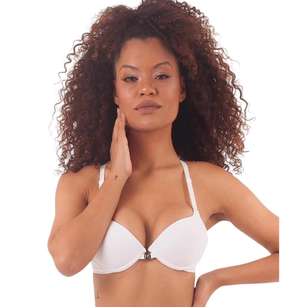 Sutia Versatil 11 Formas Multifuncional Fecho Frontal Com Bojo Sustentacao Alca Removivel em Oferta na Shopee