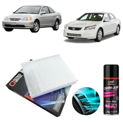 Filtro Cabine Ar Condicionado + Higienizador Accord / Civic
