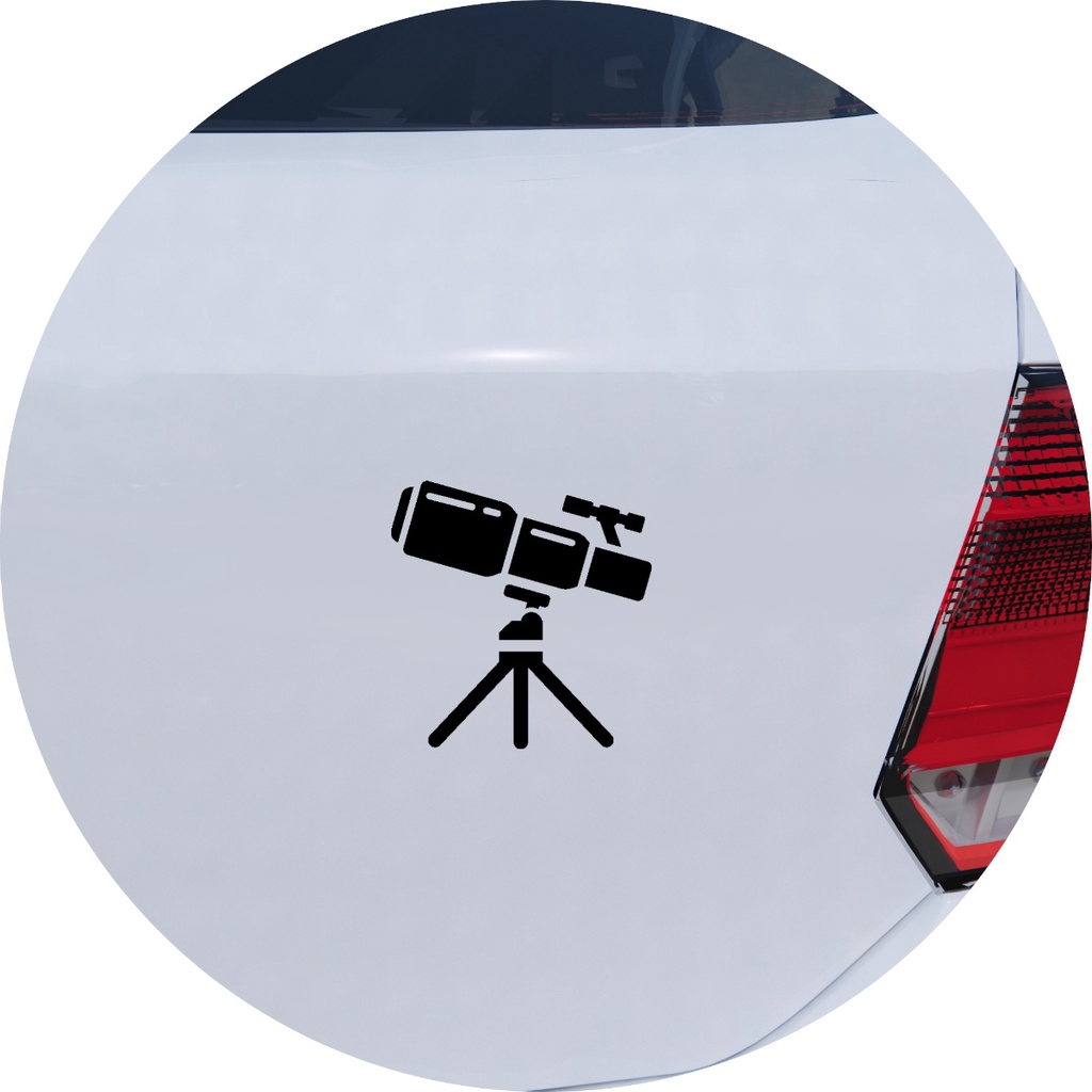 Adesivo de Carro Astronomia Telescópio