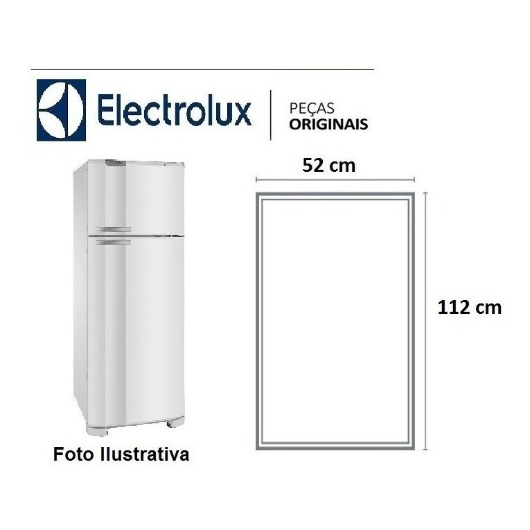 Borracha Da Geladeira Eletrolux Dc34a / Df34a - (inferior)