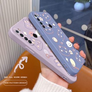 Capa De Gel Líquido Coelho E Urso Para Xiaomi Redmi Note 8/7 Pro