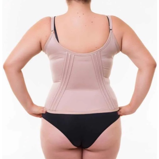 Colete Corselet Modelador Plus Size Redutor de Medidas Cinta 44 Ao 56 — imagem 2 de 2