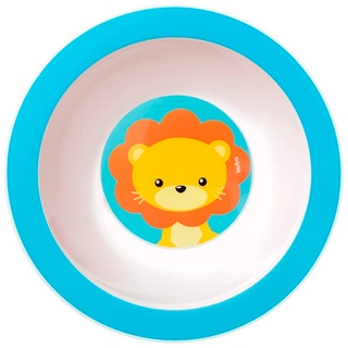 Prato Para Alimentação do Bebê Bowl Infantil 350ml Introdução Alimentar Animal Fun Buba