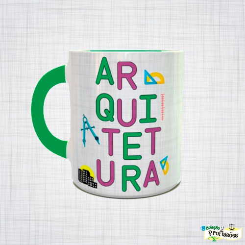 Caneca Porcelana Arquitetura profissões caneca de profissões