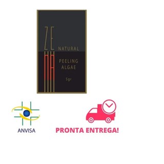Peeling De Algas Zena 100% Natural (zero química) Com Anvisa feitos com algas e corais extraídos dos rios e lagos da Ucrânia, renovando a pele, tratando acnes, manchas, rugas, melasma, entre outros - 1 Sachê