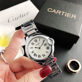 38mm Relógio De Pulso Feminino De Quartzo Clássico Com Pulseira De Aço CTR