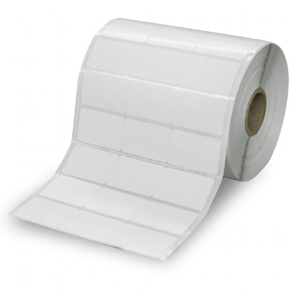 Rolo Etiqueta 34x23x3 (3 colunas) Bopp Zebra Argox Elgin - Resistencia a agua / Cód Barras etc