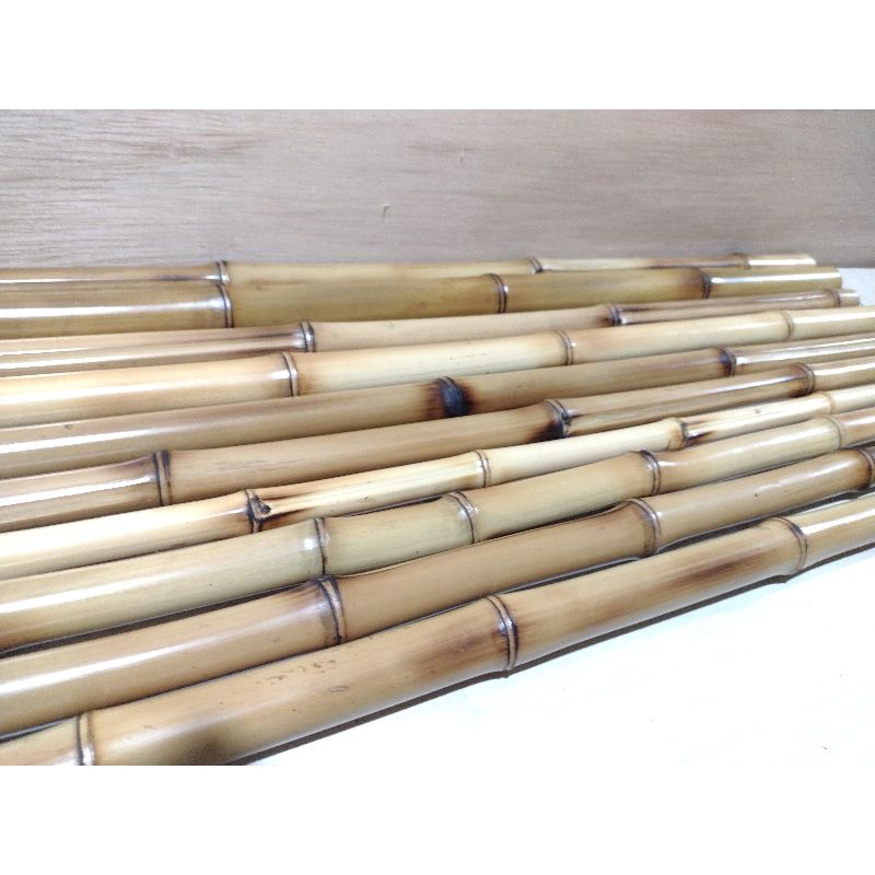 Bambu tratado para artesanato, macramé, sino de vento kit com 10uni, 50cm