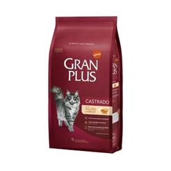 Ração Granplus Gato Castrado Salmao 10,1Kg