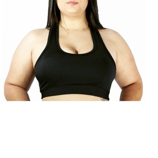 Top Básico Nadador Plus Size G1 G2 G3 Em Suplex Poliéster Fitness