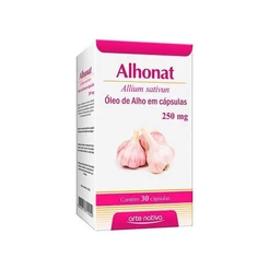 Alhonat 250 Mg 30 Ca Oleo De Alho Arte Nativa