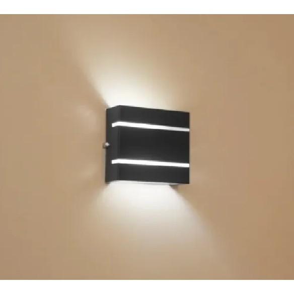 Arandela Luminária Slim Parede Muro 2 Foco e Friso Externa Promoção