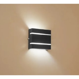 Arandela Luminária Slim Parede Muro 2 Foco e Friso Externa Promoção