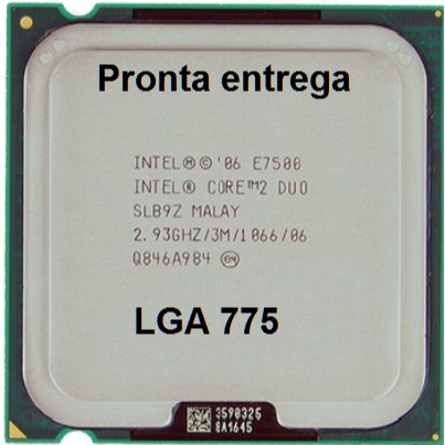 Processador Intel Core 2 Duo socket E7500 2.93ghz 775 Fsb 1066 + Pasta térmica