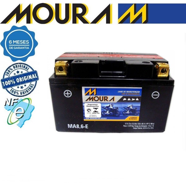 DM Batterie 12V 8,6AH YTZ10S AGM Yuasa pour Yamaha Tenere 700 ABS DM071 2019 