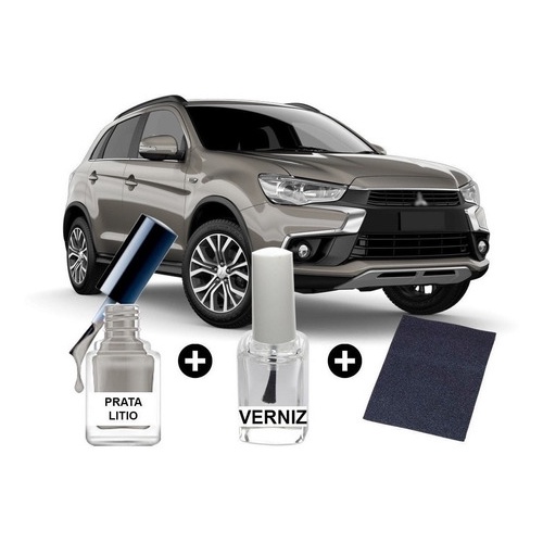 Tinta Tira Risco Automotiva Asx Prata Litio 2019 2020 2021