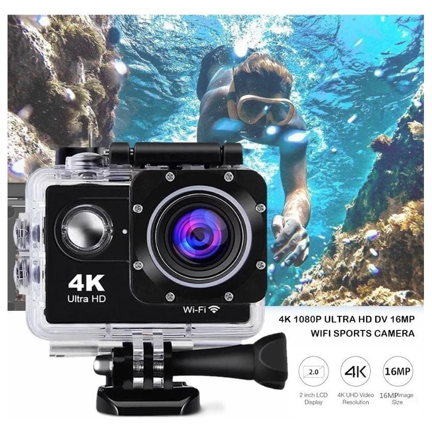 Câmera 4k ultra hd action cam tipo go pro com wifi BeeCost