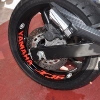 Kit Adesivo Refletivo Roda Moto Yamaha Xj6 Large Mod. Xj6