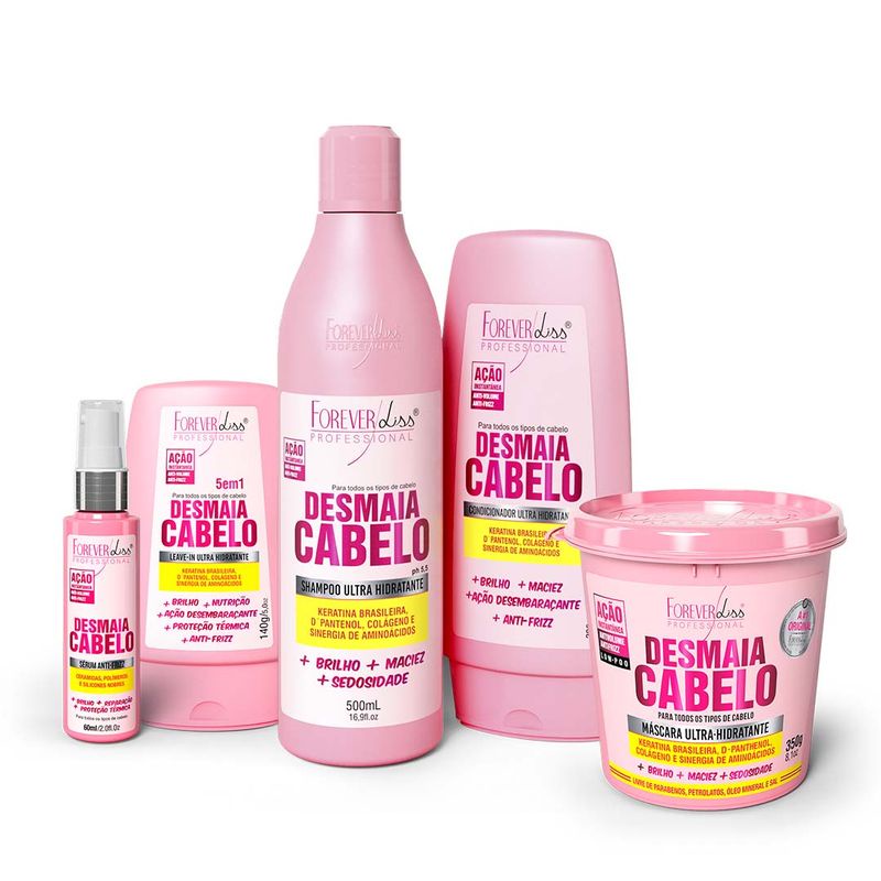 Desmaia Cabelo Forever Liss em Oferta na Shopee