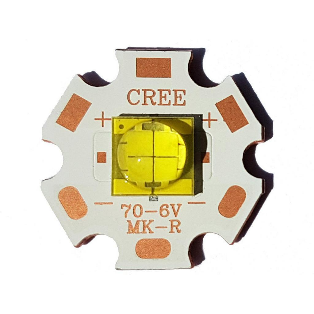 Led ETI 7070 18 W 6 V para lanterna Cree XHP 50 Branco Frio
