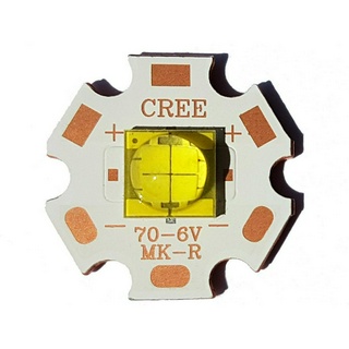 Led ETI 7070 18 W 6 V para lanterna Cree XHP 50 Branco Frio