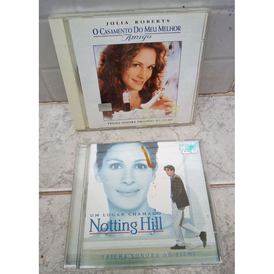2 CDs Um Lugar Chamado Notting Hill - Casamento do Meu Melhor Amigo - trilhas com Elvis Costello Al Green Beyonce