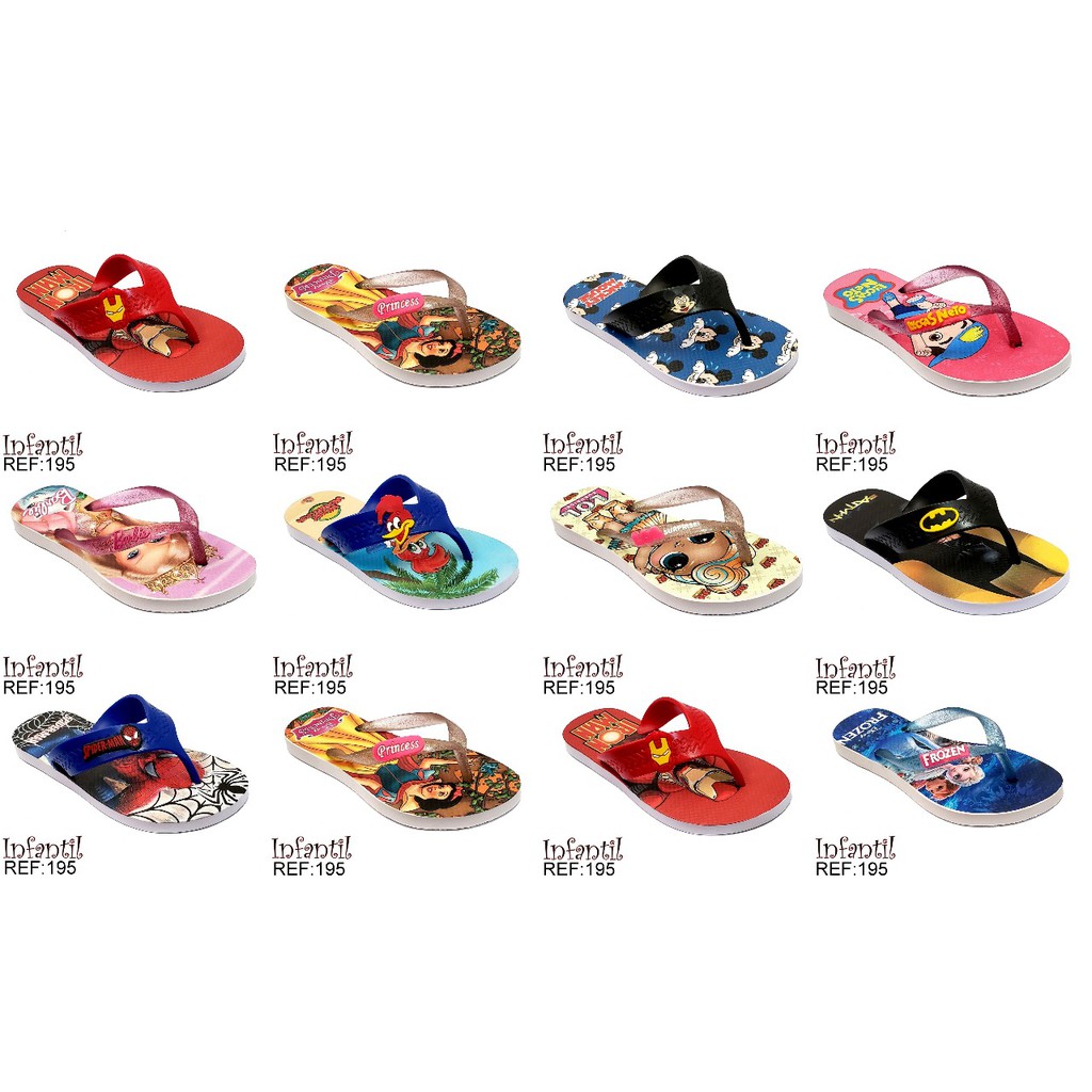 sandália rasteirinha para criança