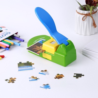 Máquina de fazer quebra-cabeças criativo cortador de fotos para quebra-cabeças com 10 peças de tabuleiro para brinquedos artesanais feitos à mão para crianças