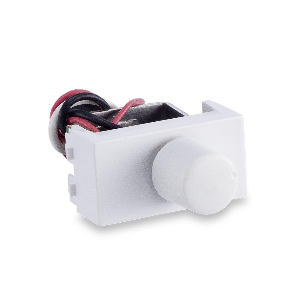 Módulo Tomada Dimmer Bivolt Branco Rubi - Force Line