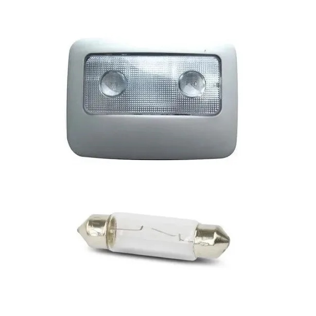 Lanterna Teto Cinza Com Lâmpada Fiat Palio 2005 A 2008 em Oferta na Shopee