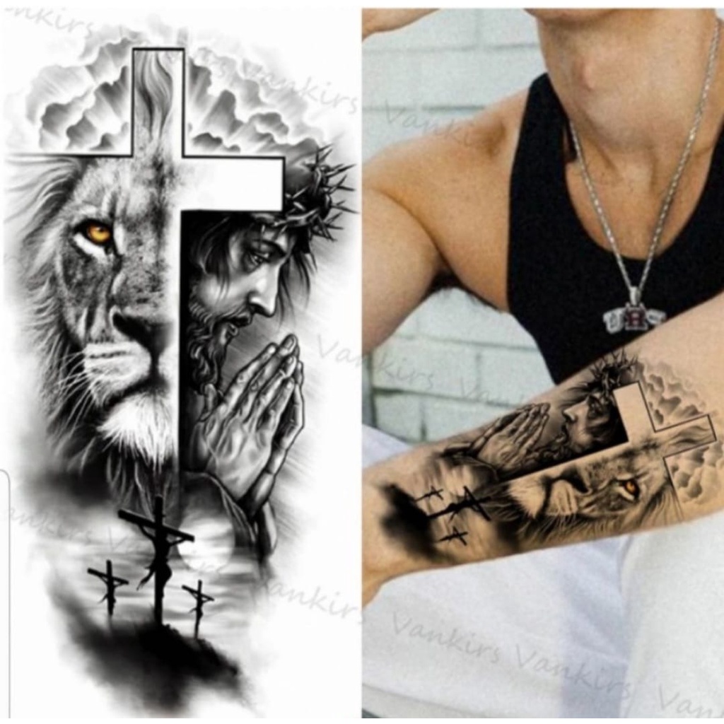 Tatuagem Falsa Adesiva Temporaria Fake Masculina E Feminina
