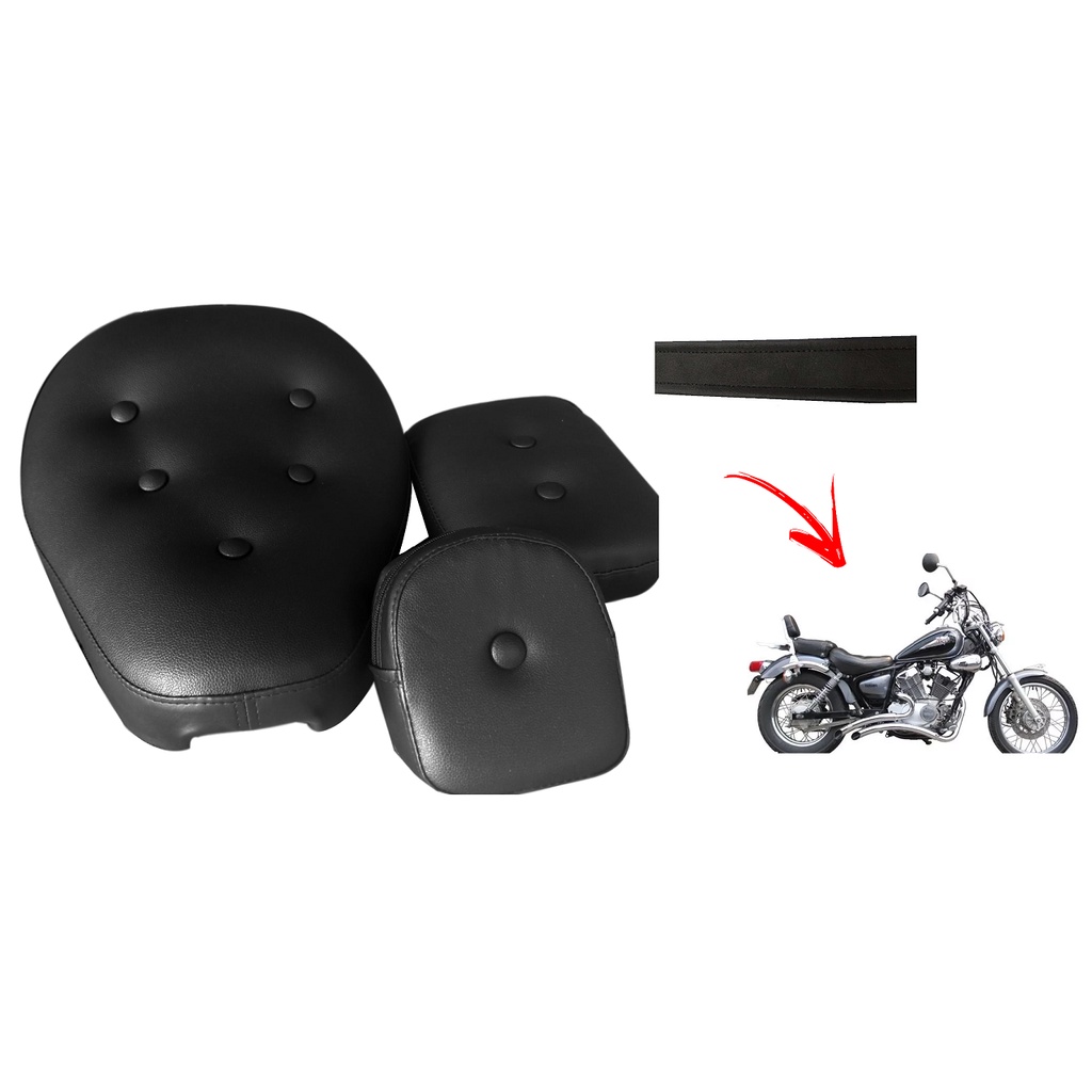 kit capas banco virago 250 modelo original kit completo yamaha