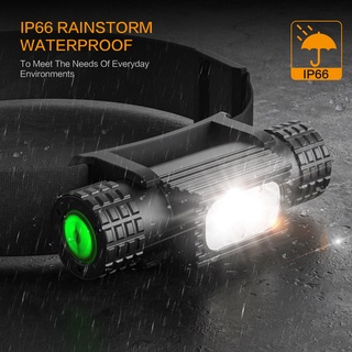 Sofirn H25A Farol Potente 2400 lumen 5x Lâmpadas LED Tipo-c Recarregável 30W Com Resistência À Água IP66 Para Uso Em Andar/Pesca/Acampamento/Trilha