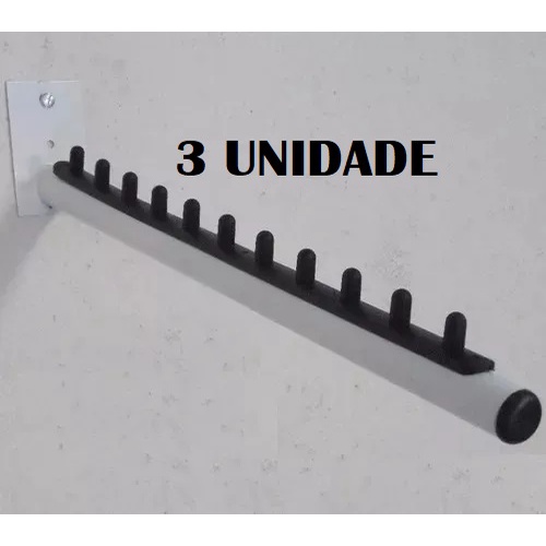 Expositor RT Arara Inclinado para Parede Branco- Kit com 3 uni em Oferta na Shopee